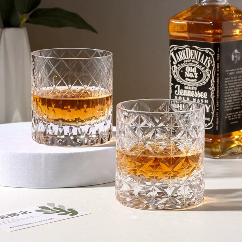 Wine Beer And Spirit - Handmade Whiskey Glass Edo Cut Crystal