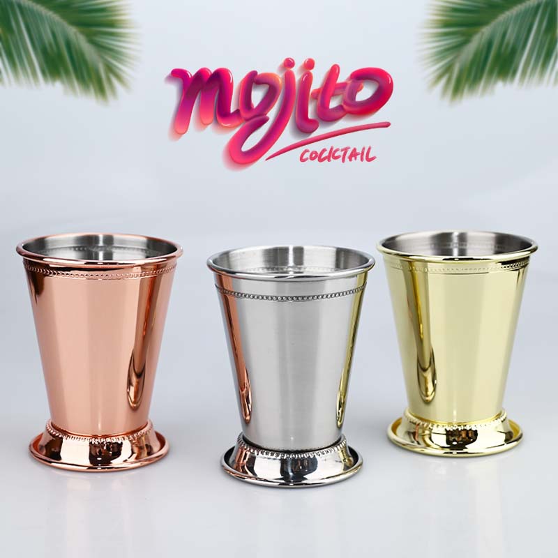 Wine Beer Mixed Drinks - 350ml Mint Julep Mug Stainless Steel