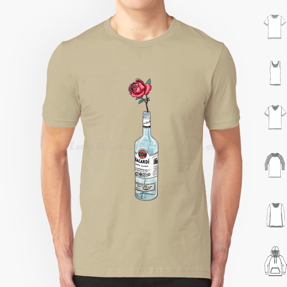 Rum Bacardi Flower Artwork T S - đánh giá và giá Beer Wine Gin