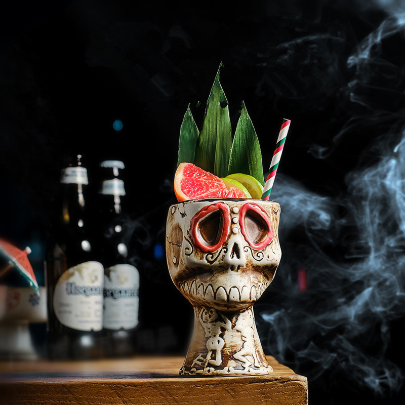 Halloween Skull Ceramic Mug -  - đánh giá và giá Wine Beer Mixed Drinks