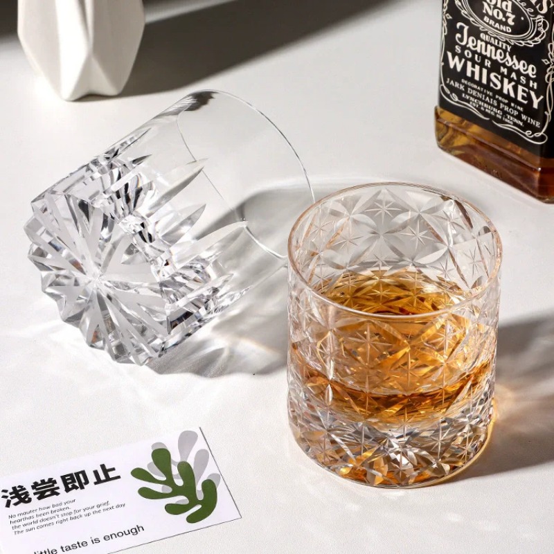 Handmade Whiskey Glass Edo Cut - đánh giá và giá Wine Beer And Spirit