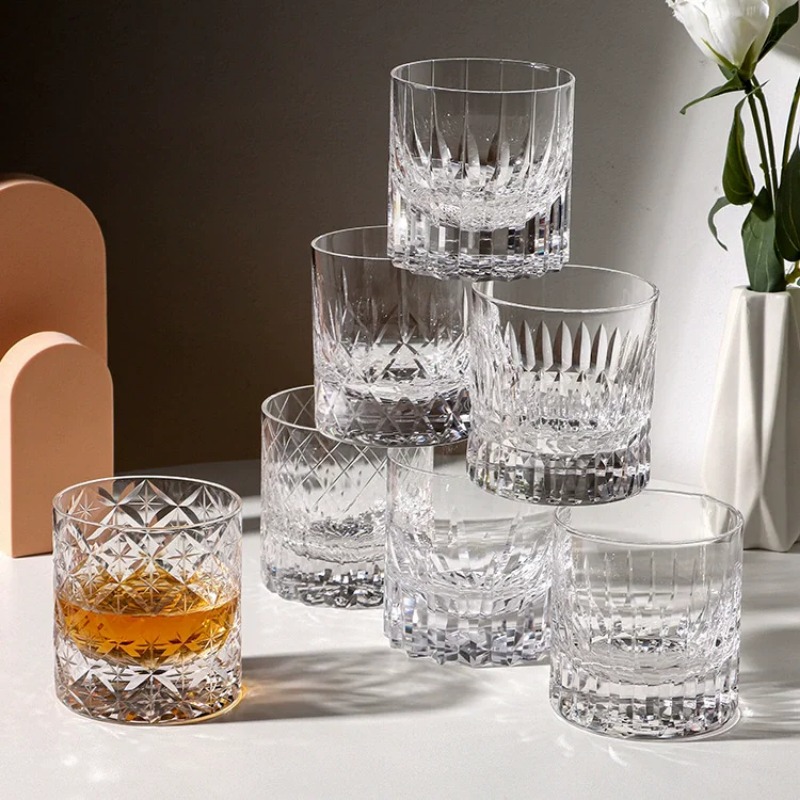 Handmade Whiskey Glass Edo Cut - đánh giá và giá Wine Beer And Spirit