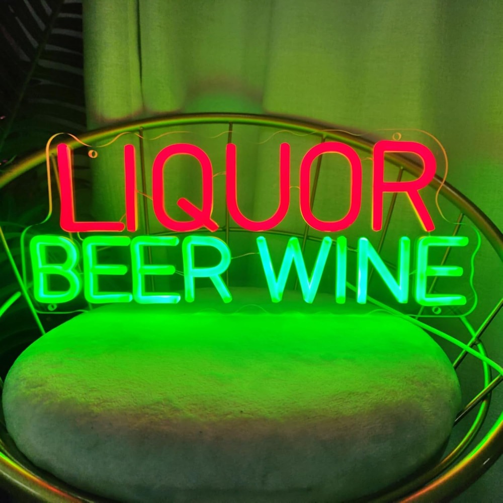 Liquor Beer Wine LED Neon Sign - đánh giá và giá Wine In Beer Store