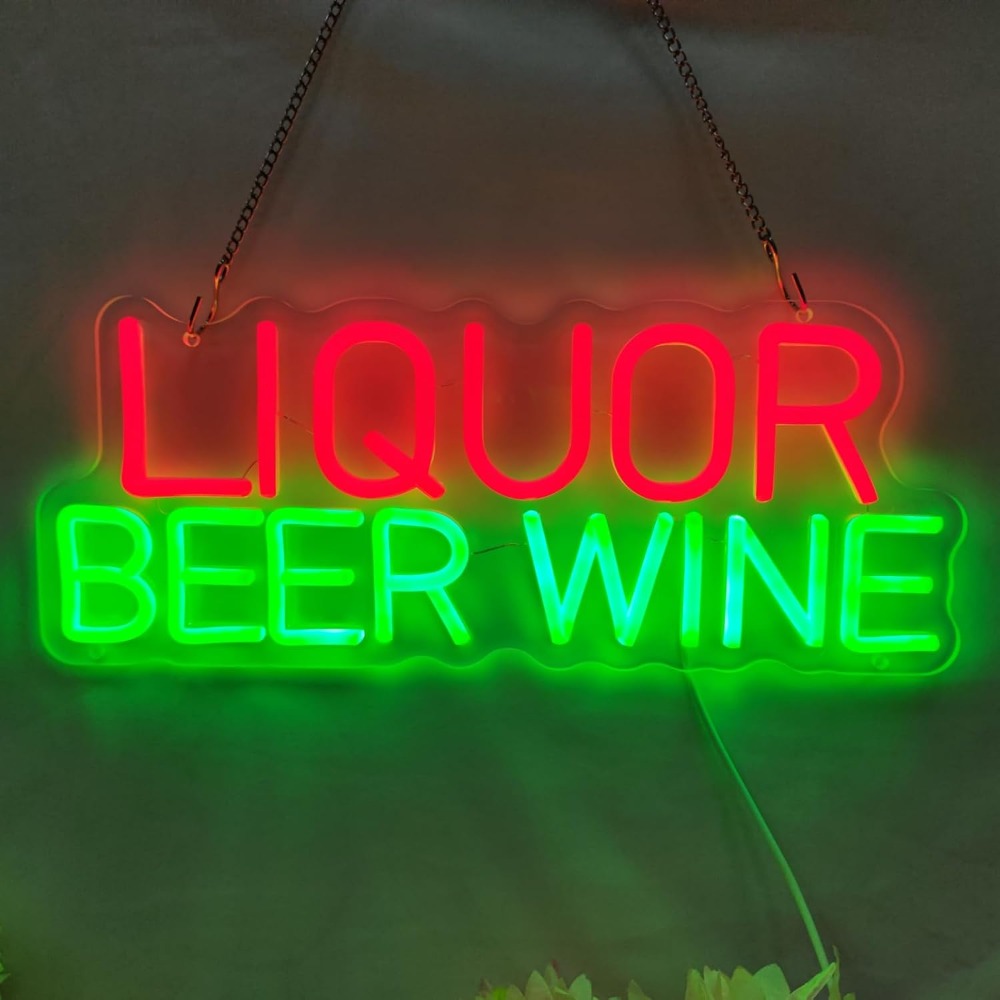 Liquor Beer Wine LED Neon Sign - đánh giá và giá Wine In Beer Store