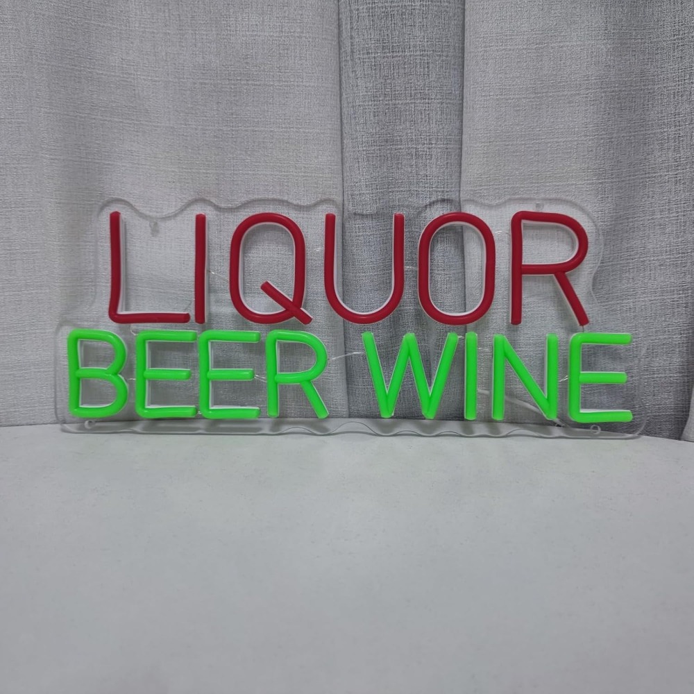 Liquor Beer Wine LED Neon Sign - đánh giá và giá Wine In Beer Store