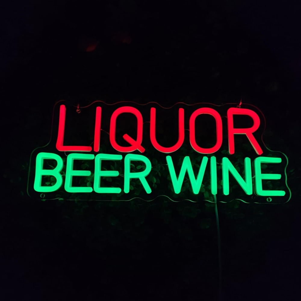 Liquor Beer Wine LED Neon Sign - đánh giá và giá Wine In Beer Store