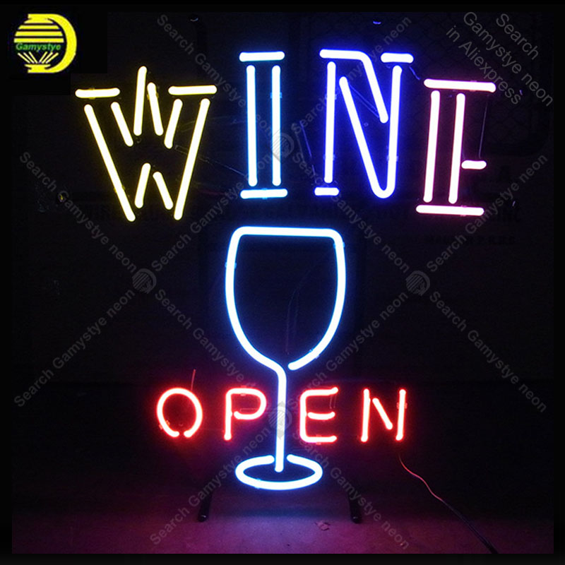 Neon Sign for OPEN WINE and wi - đánh giá và giá Wine In Beer Store